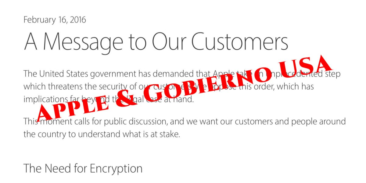Apple al FBI: sin seguridad, violarás la intimidad de mis clientes