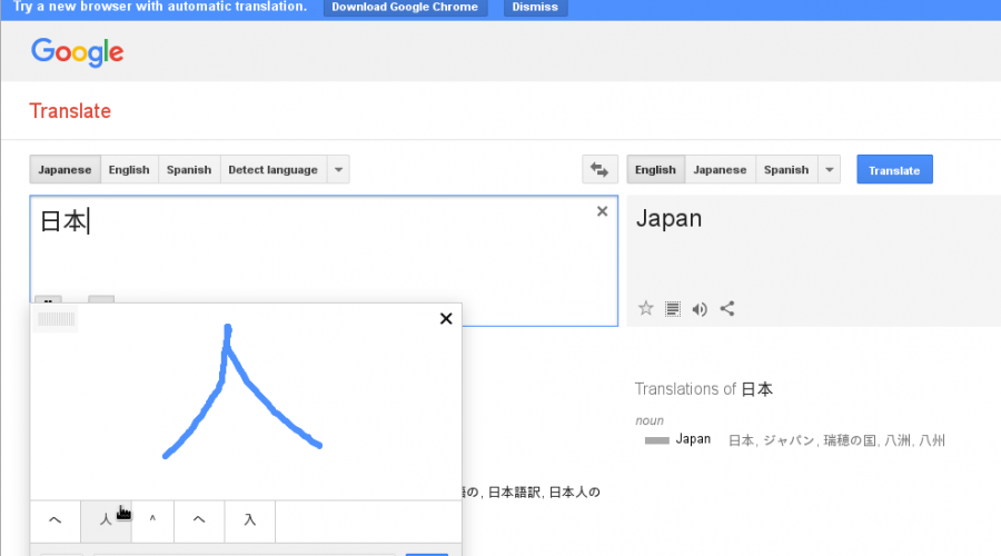 Usos de Google Translate