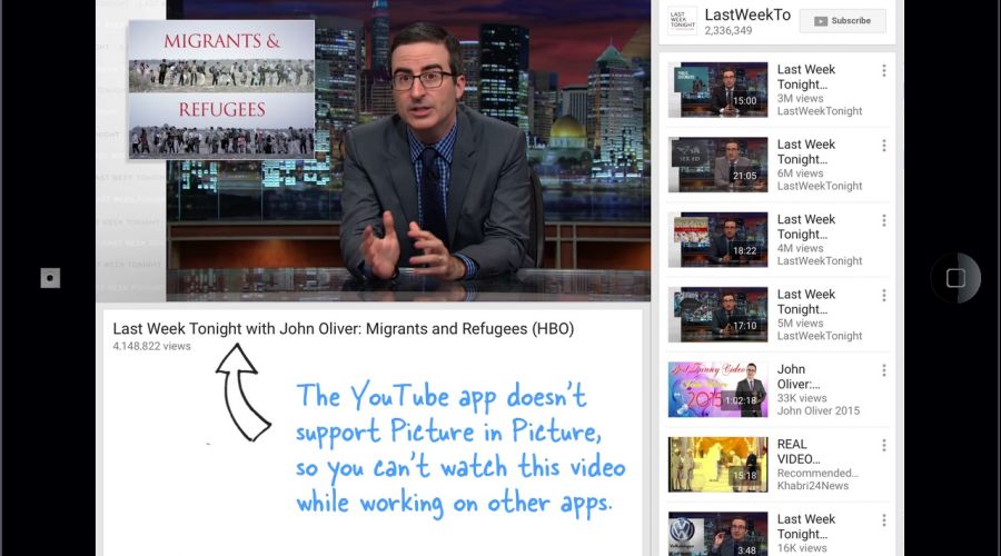YouTube ofrece gratis el modo Picture in Picture